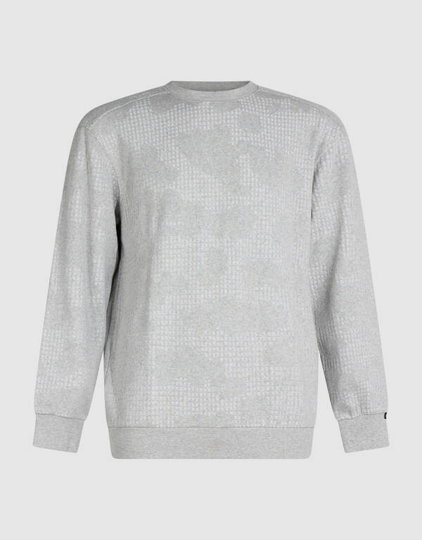 Camo Structure Pullover Hellgrau SHOEBY MEN
