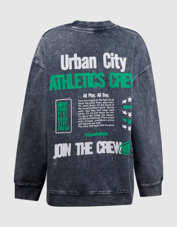 Urban City Pullover Dunkelgrau SHOEBY BOYS
