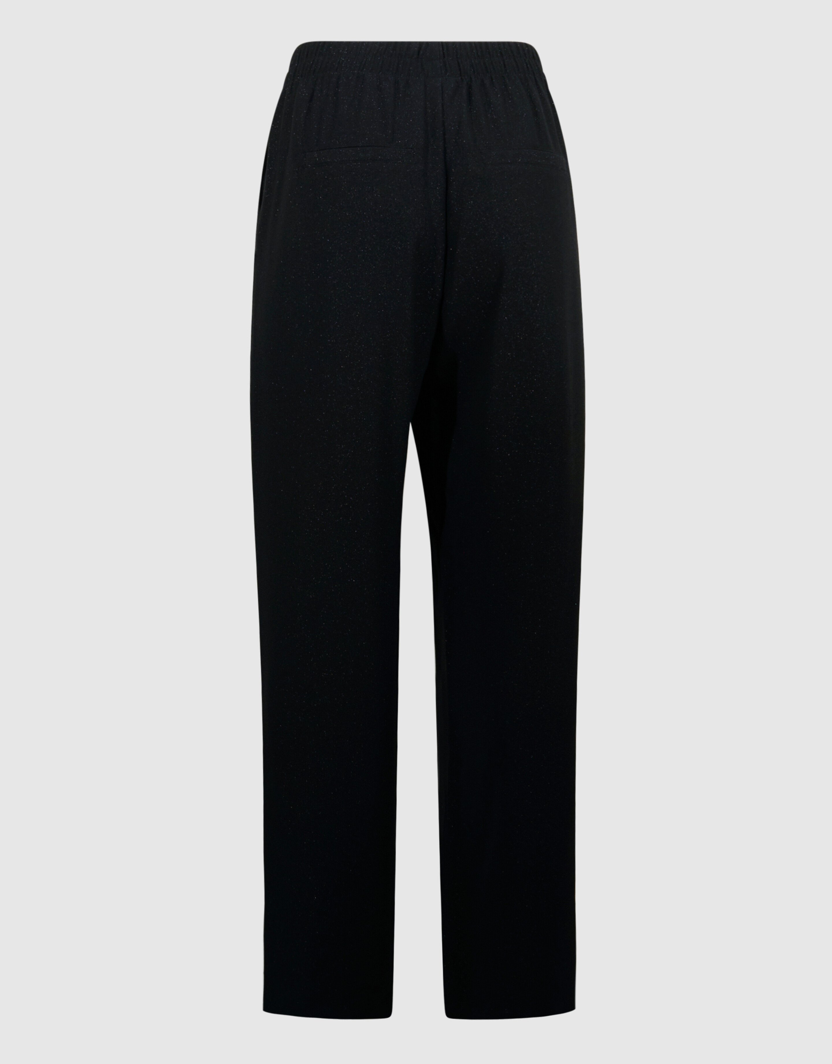Schwarzer Glitzer-Hose mit weitem Bein SHOEBY WOMEN
