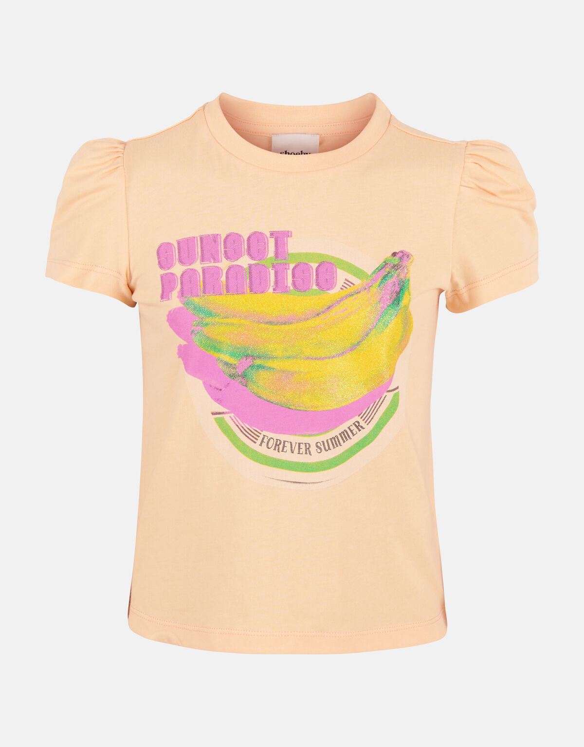 T-shirt mit Puffärmeln Hellorange SHOEBY GIRLS