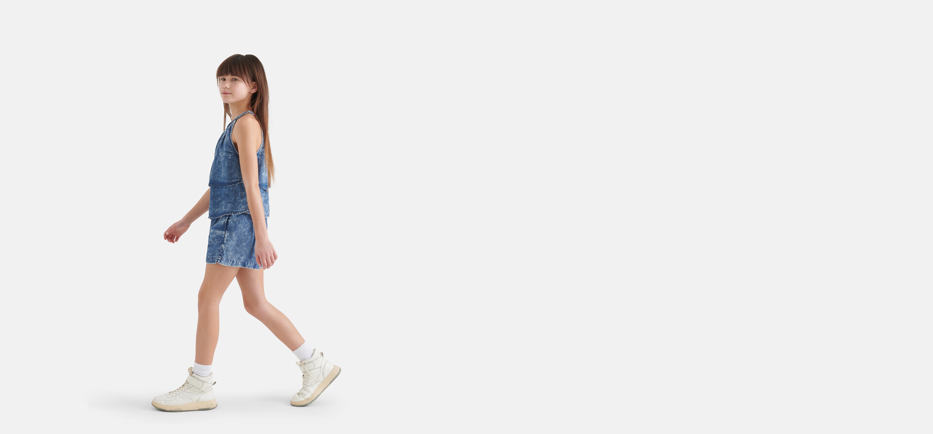 Geflochtenes Oberteil Hellblau SHOEBY GIRLS