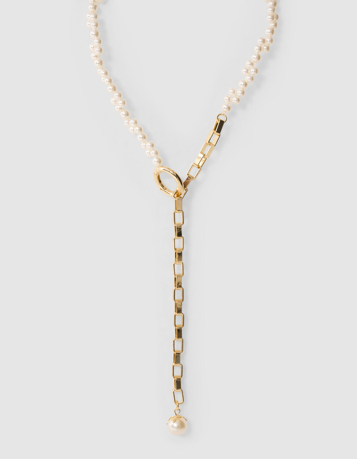 Massive Perlenkette Gold SHOEBY ACCESSOIRES