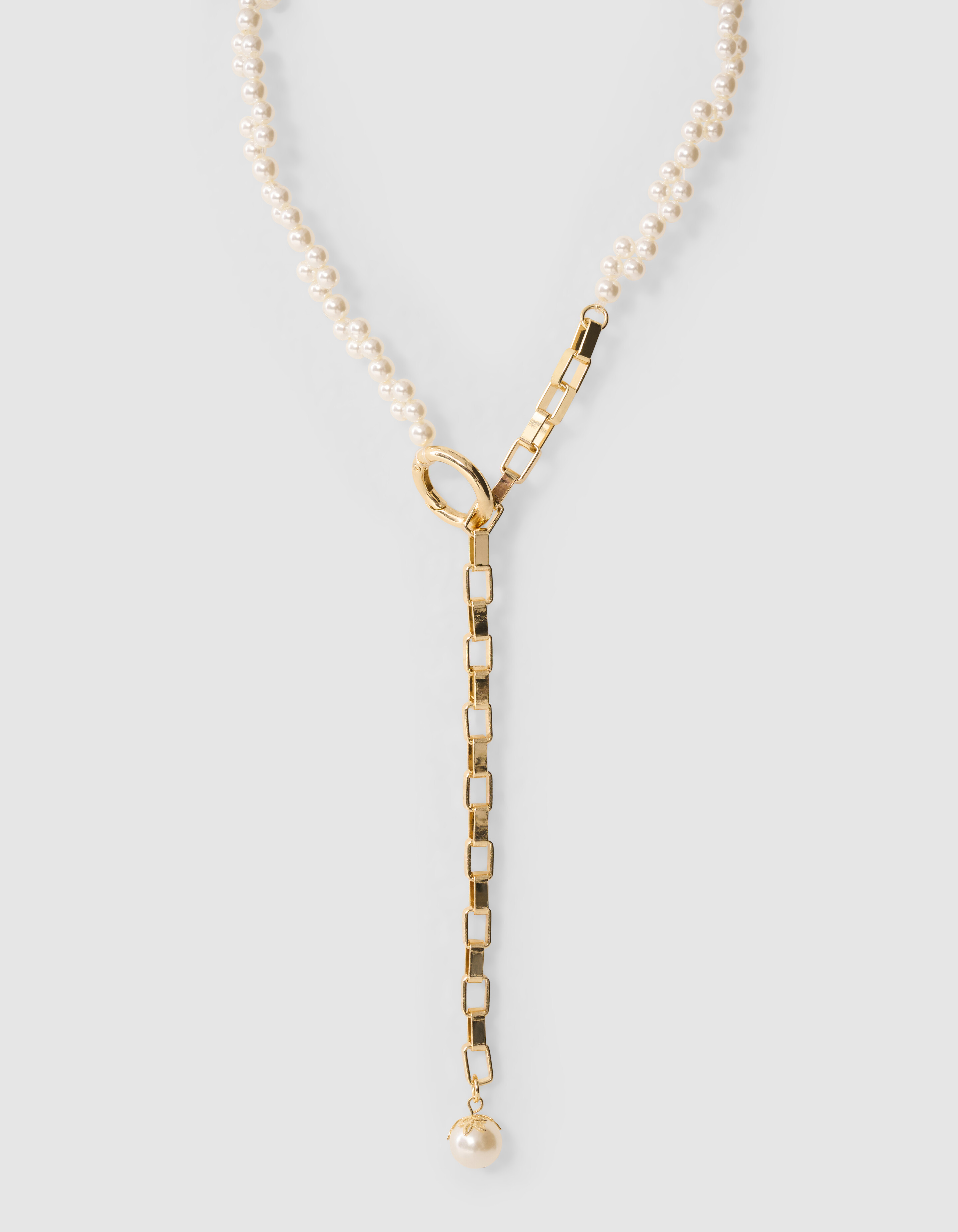 Massive Perlenkette Gold SHOEBY ACCESSOIRES