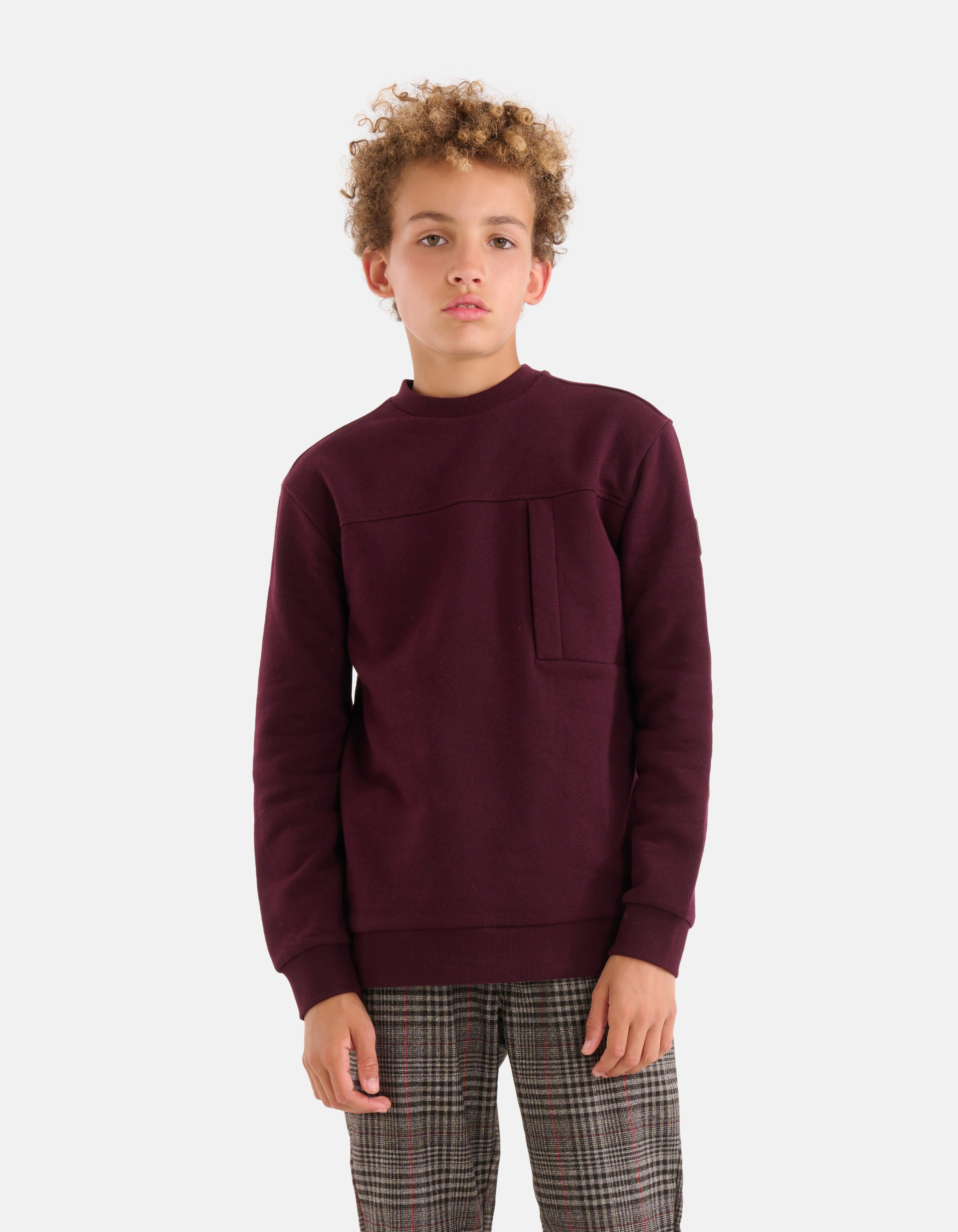 Taschenpullover Bordeaux SHOEBY BOYS