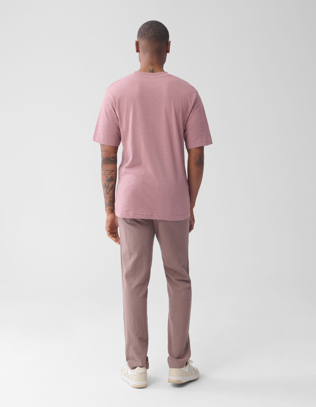 Strukturierte Hose hellbraun SHOEBY MEN