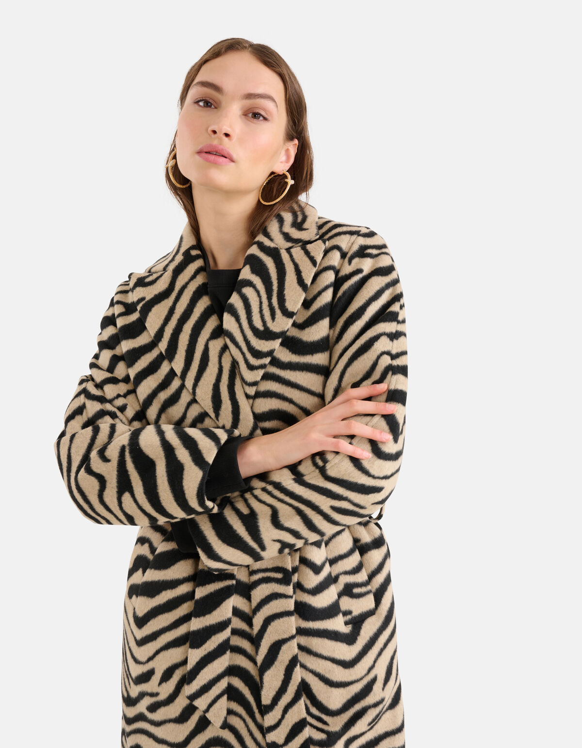Zebra Jacke Schwarz/Beige SHOEBY WOMEN