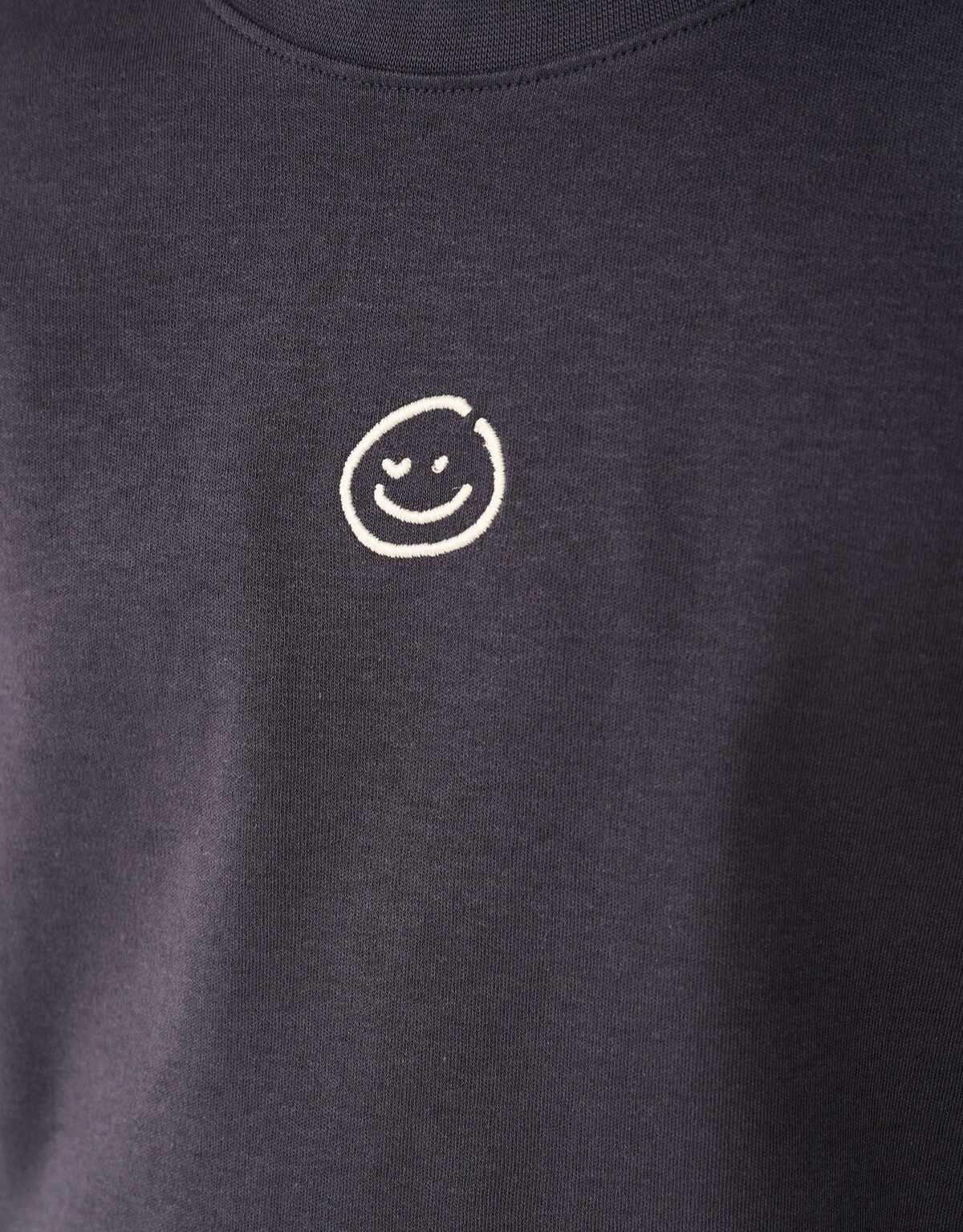 Smiley Artwork T-Shirt Dunkelgrau SHOEBY BOYS