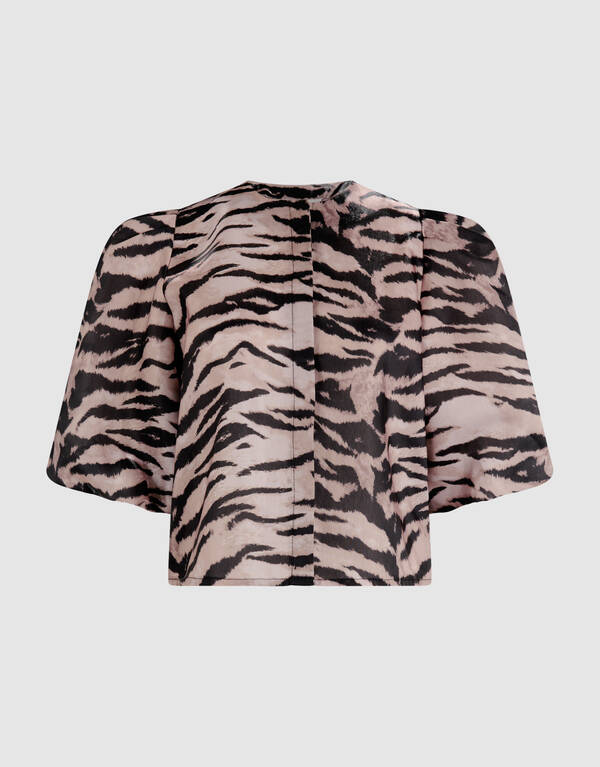Puff Tiger Bluse Hellbraun SHOEBY WOMEN