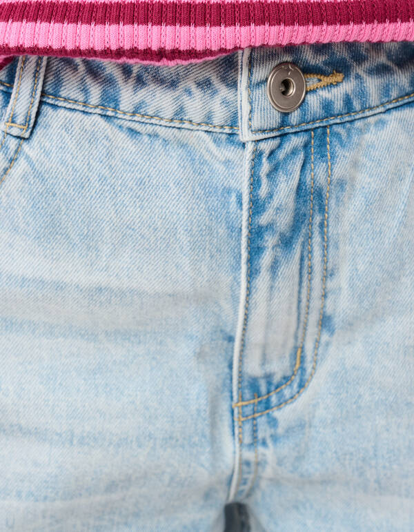 Lustiges Kunstwerk, gebleichter Denim SHOEBY GIRLS