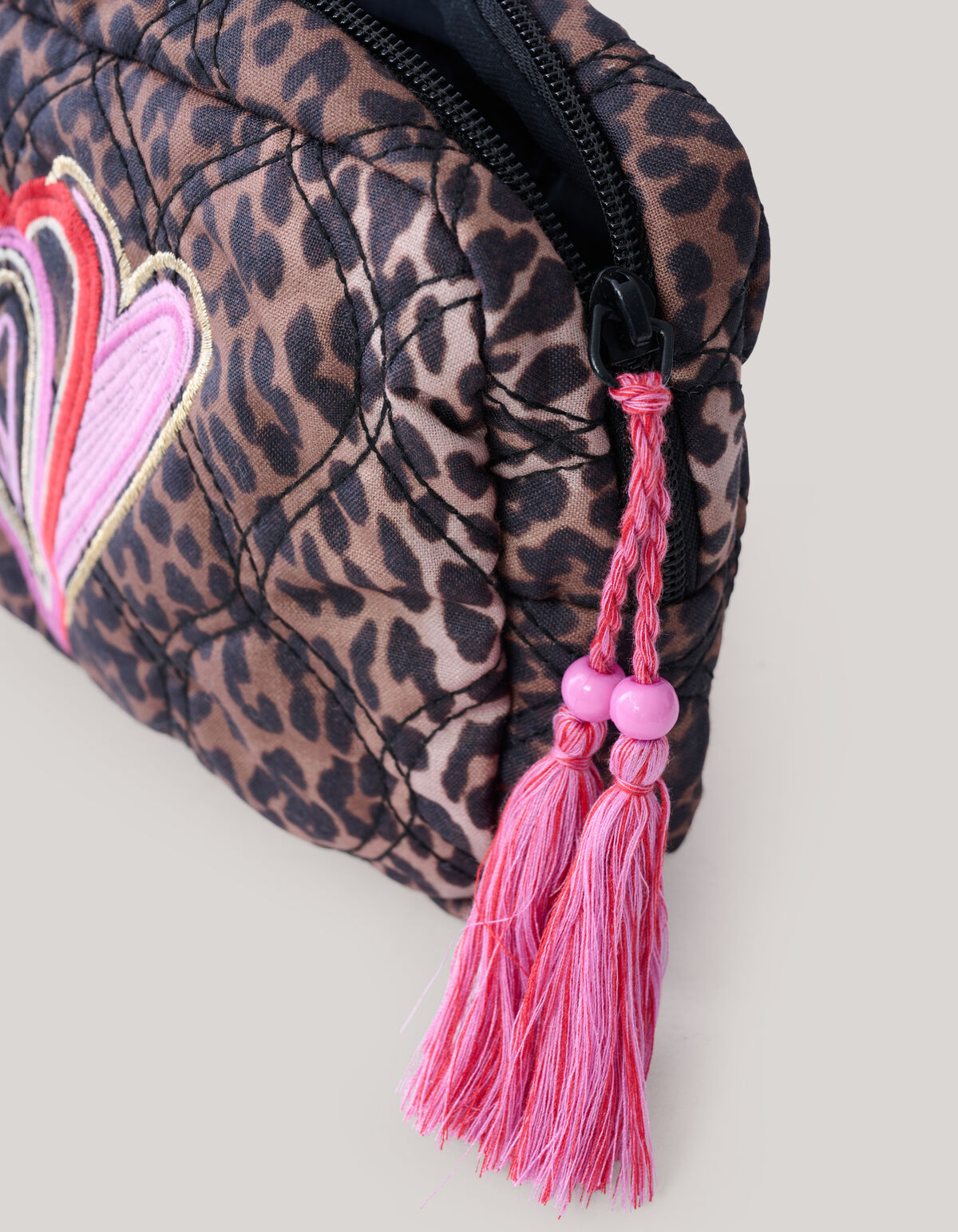 Leopard Schminktasche Braun SHOEBY ACCESSOIRES