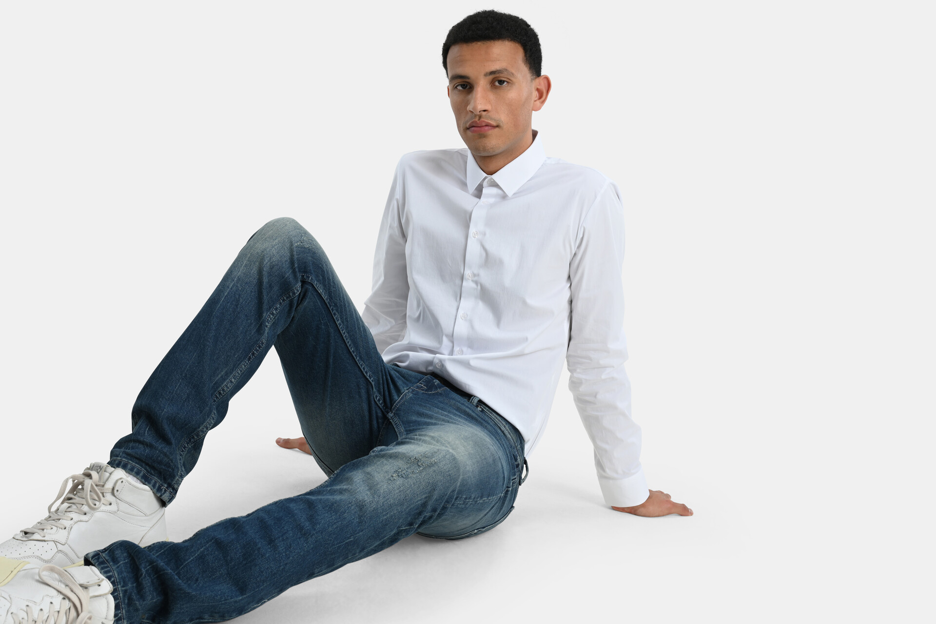 Slim Jeans Blau Getönt Länge 34 SHOEBY MEN