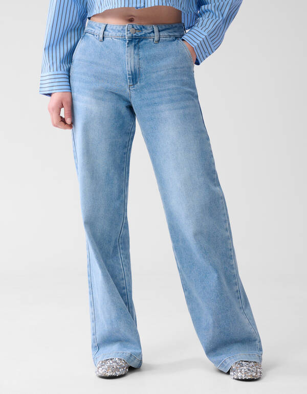 Wide Leg Jeans Mediumstone SHOEBY WOMEN