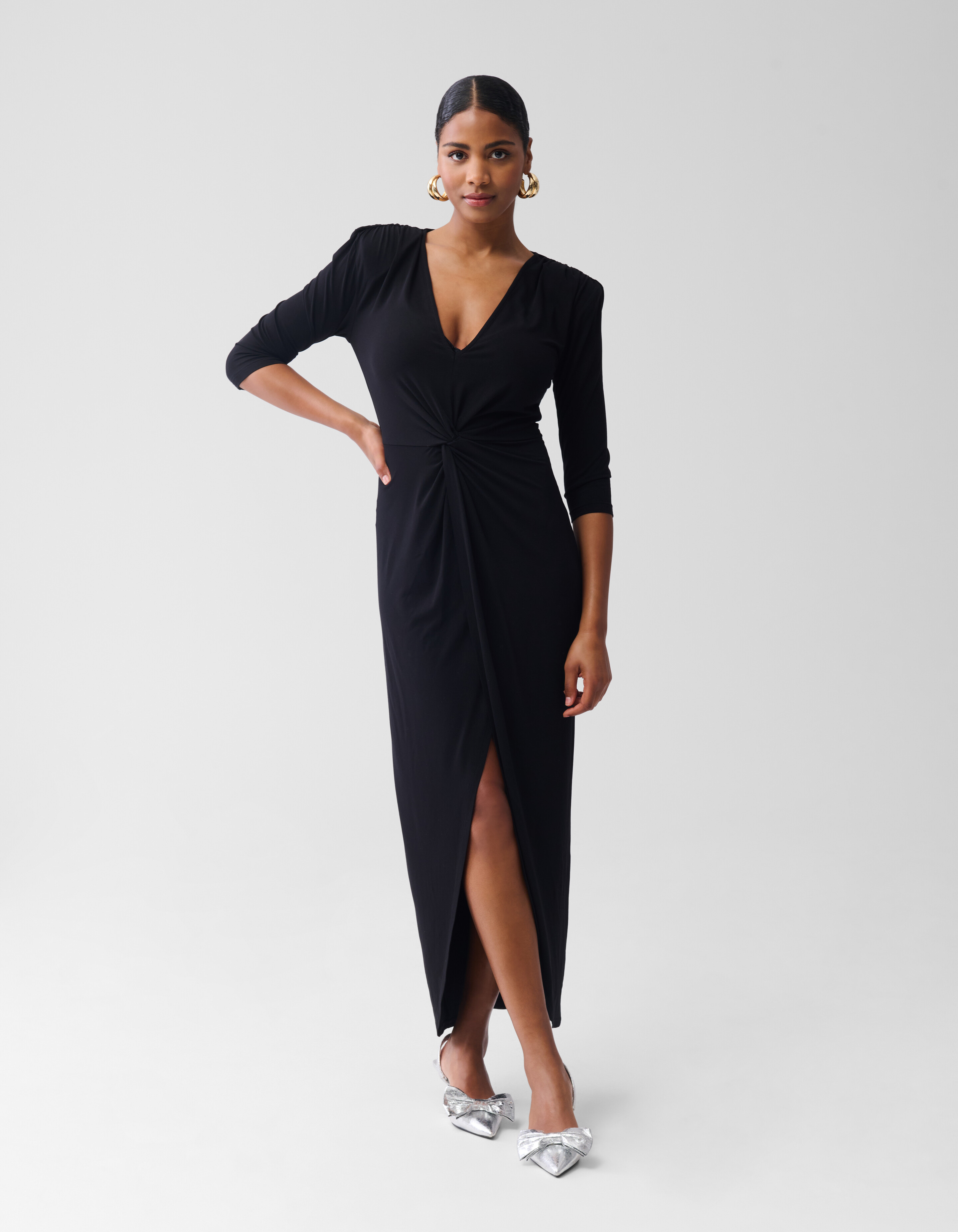 Maxikleid Schwarz von Fred SHOEBY WOMEN