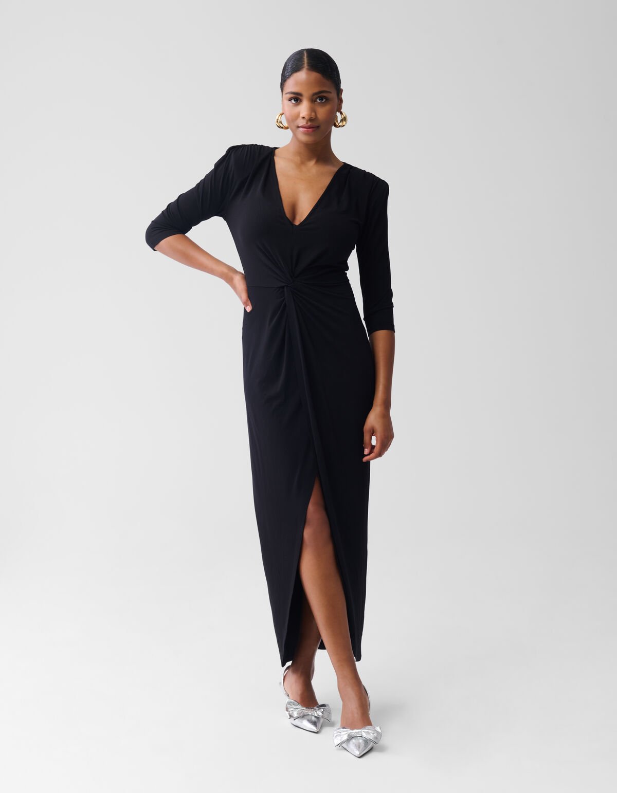 Maxikleid Schwarz von Fred SHOEBY WOMEN