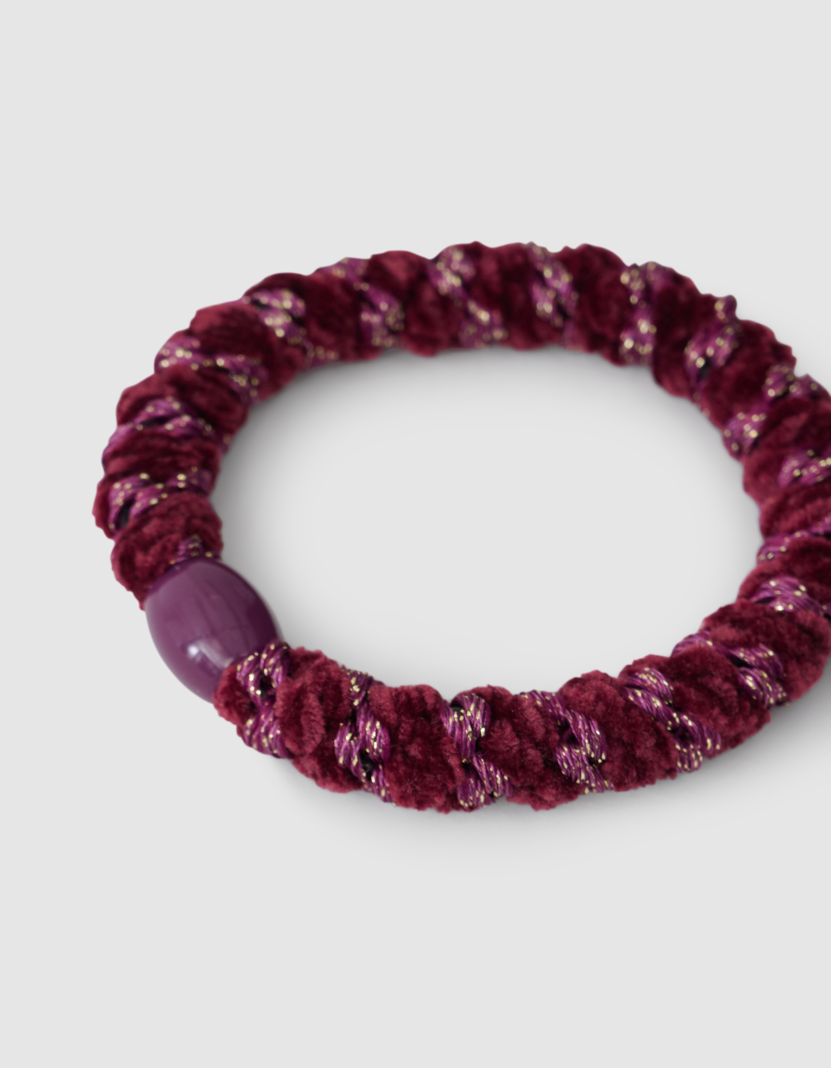 Lurex-Haarband Dunkelrot SHOEBY ACCESSOIRES