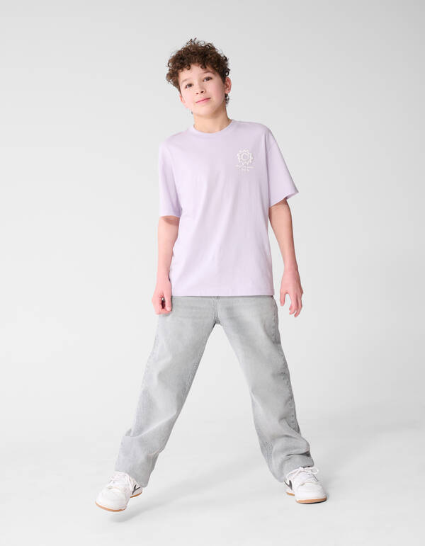 Soleil Artwork T-Shirt Helllila SHOEBY BOYS