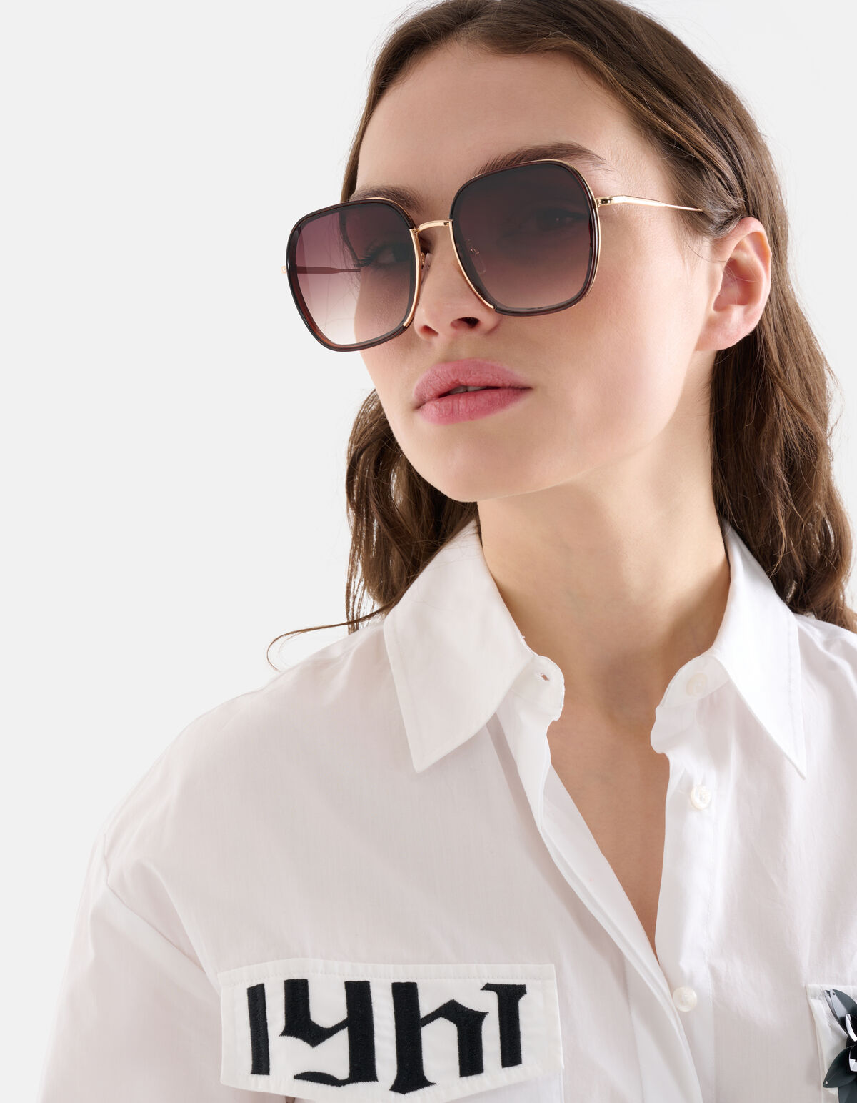 Retro-Sonnenbrille Braun SHOEBY ACCESSOIRES