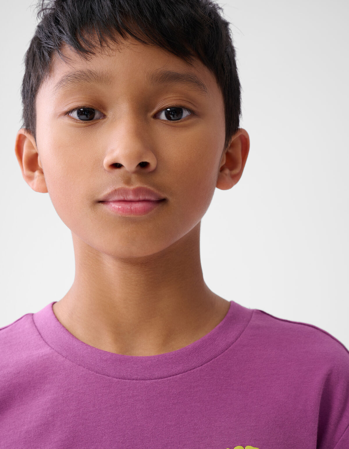 Text-T-Shirt Lila SHOEBY BOYS