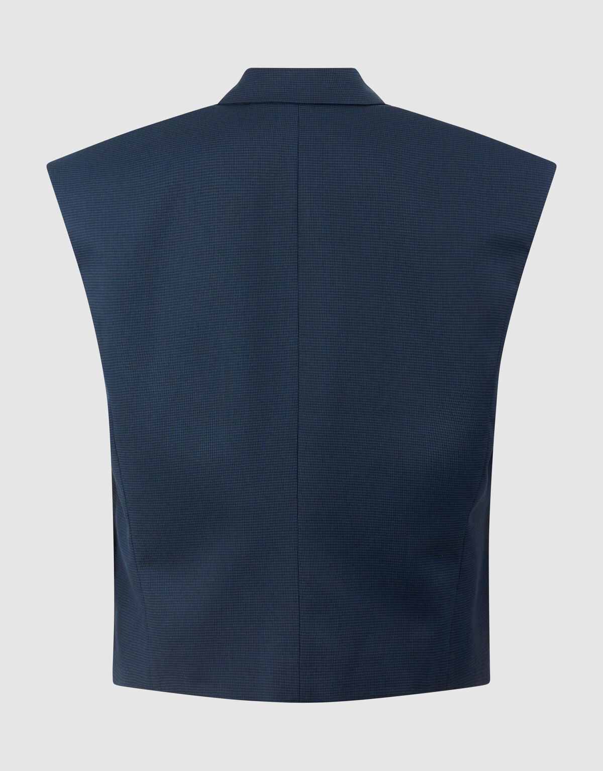 Karomuster Weste Dunkelblau SHOEBY WOMEN