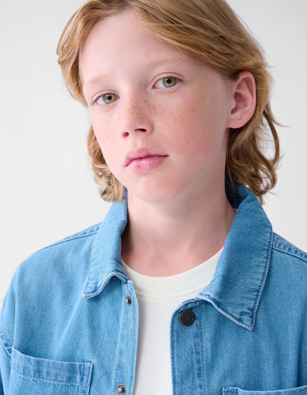 Denim-Hemd Blau SHOEBY BOYS