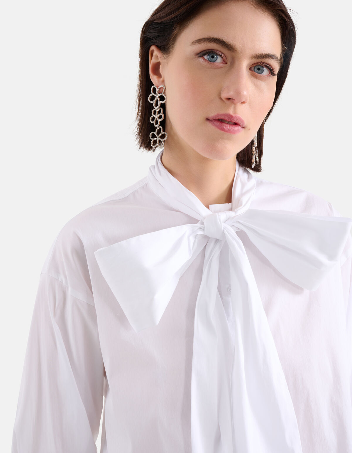 Schleifenbluse Wit SHOEBY WOMEN