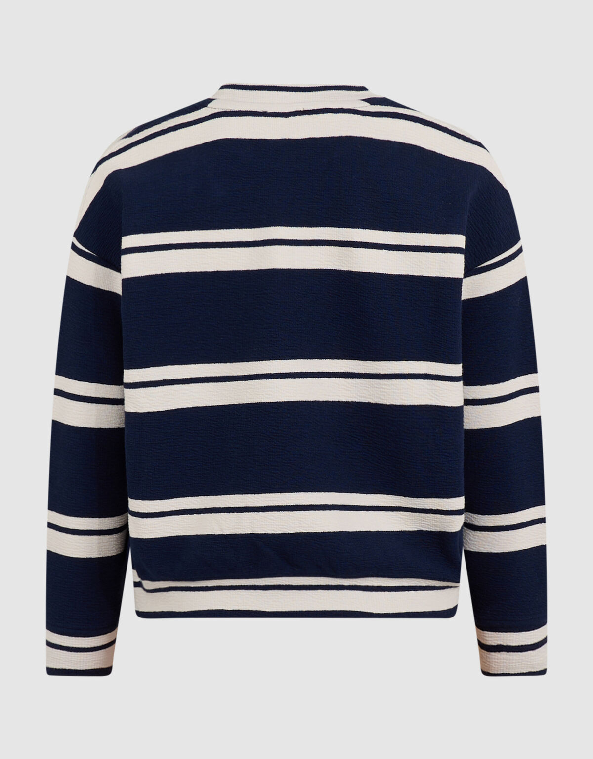 Varsity Stripe Sweater Donkerblauw SHOEBY BOYS