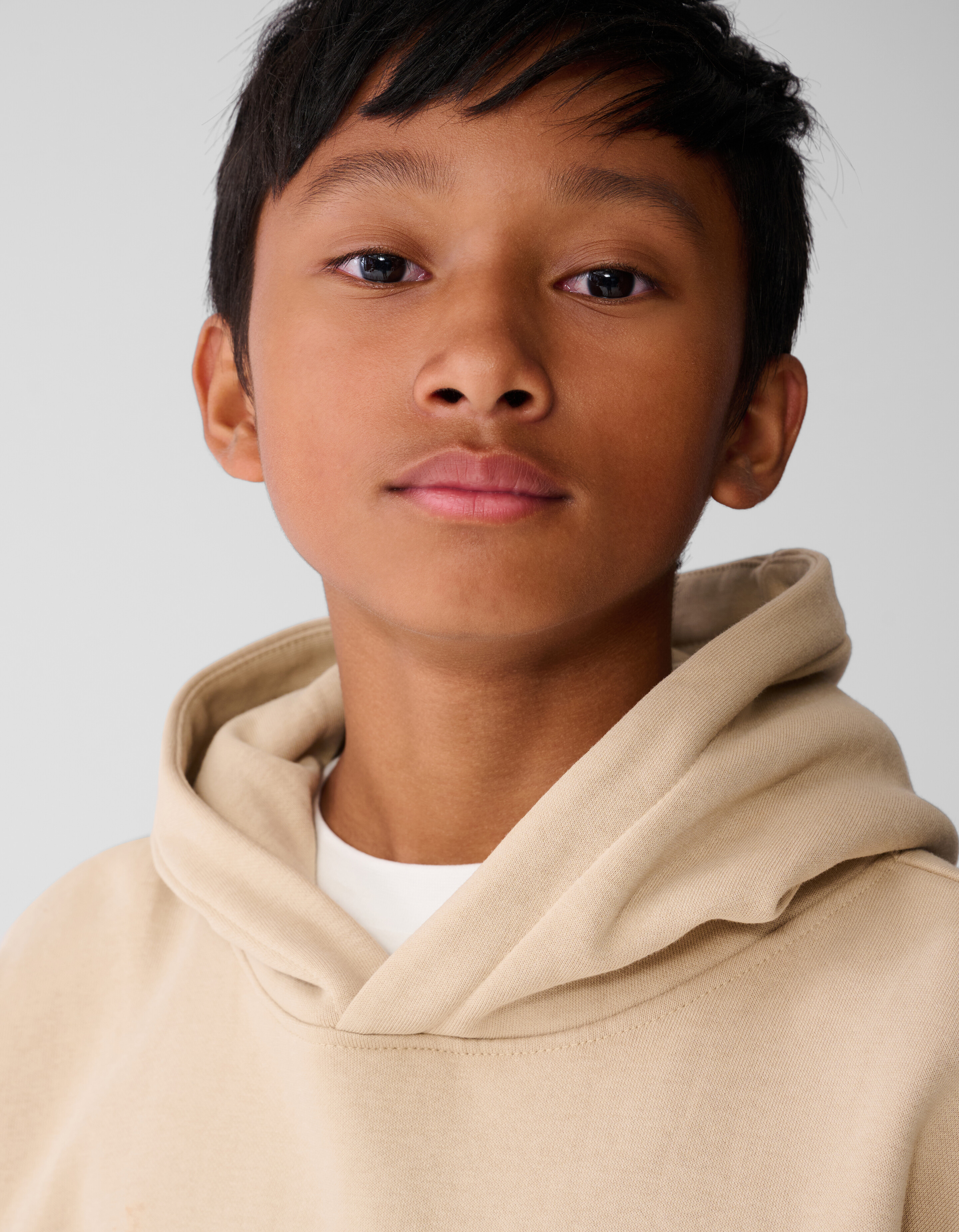 Regelbrecher Kunstwerk Kapuzenpullover Beige SHOEBY BOYS