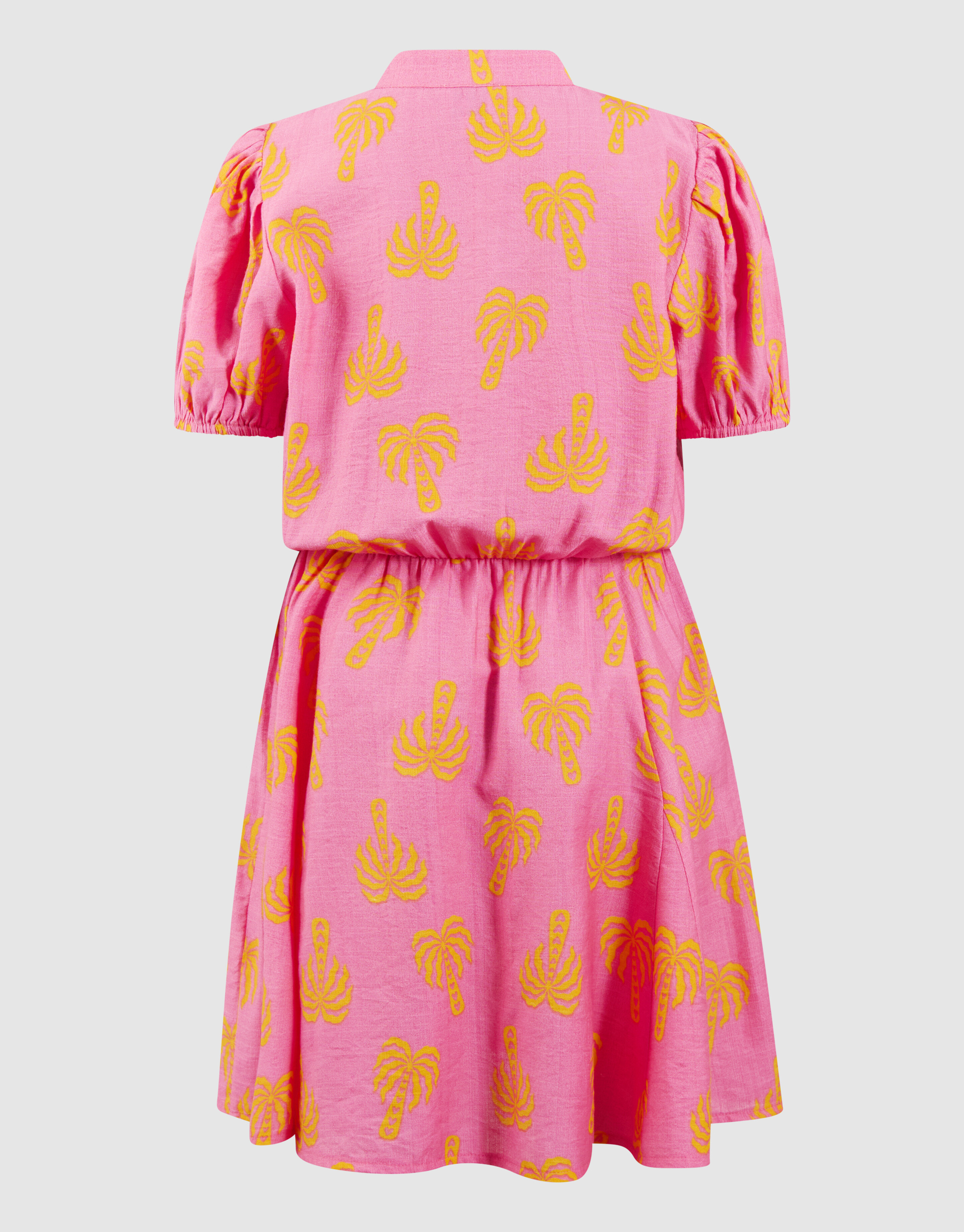 Minikleid mit Palmenmuster, Rosa SHOEBY GIRLS