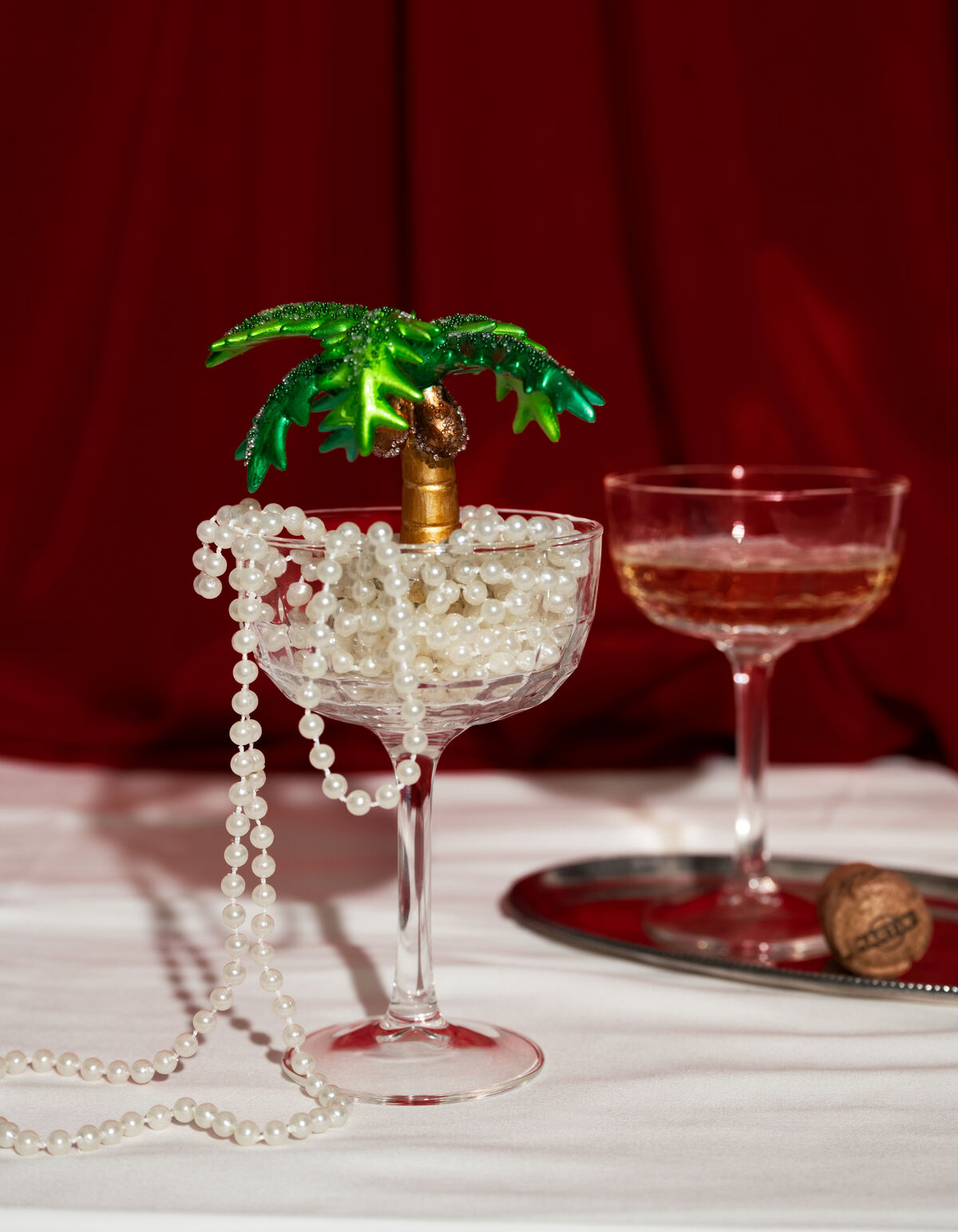 Palmen-Weihnachtskugel Grün von Fred SHOEBY ACCESSOIRES