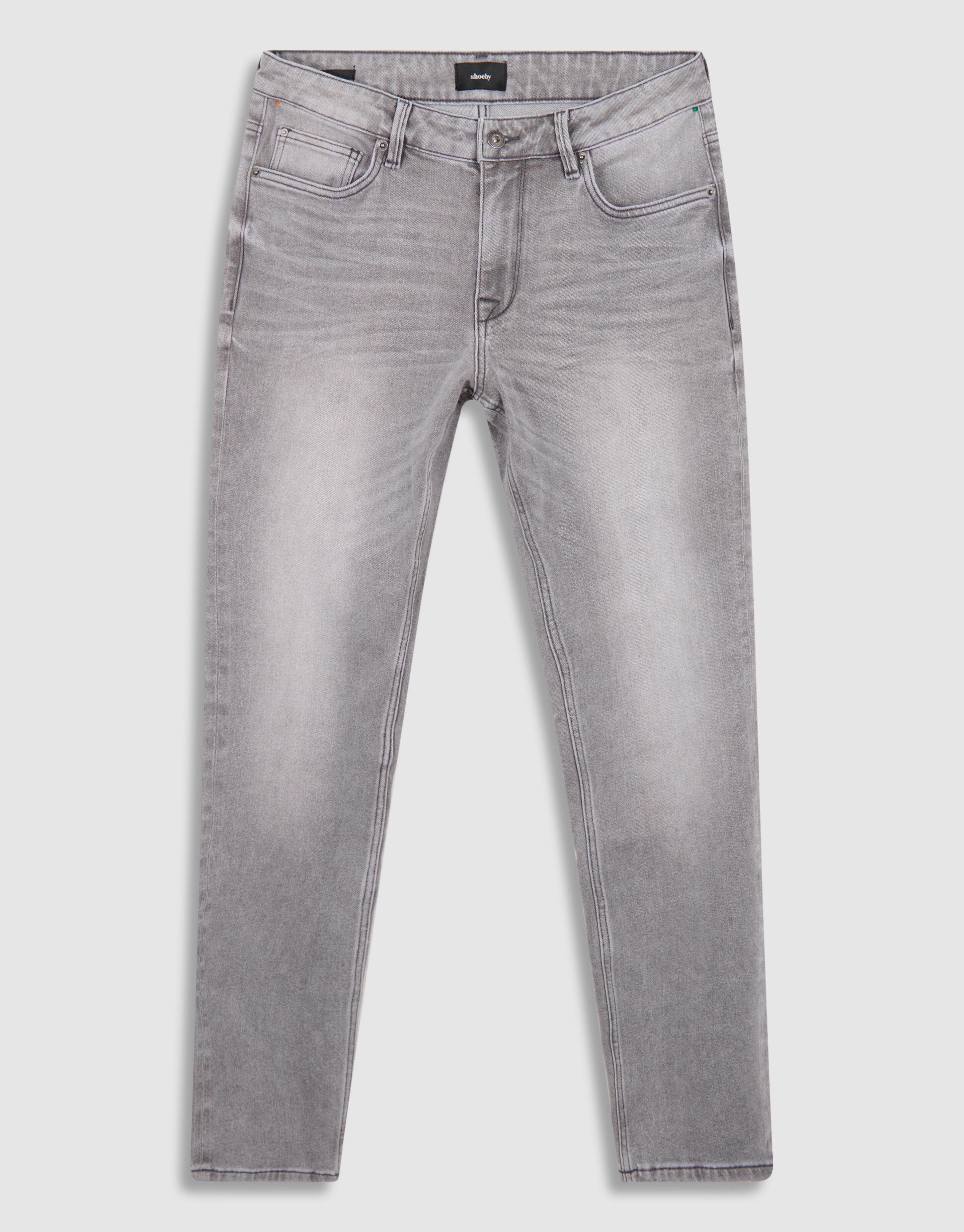 Straight Fit Jeans Grau L34 SHOEBY MEN