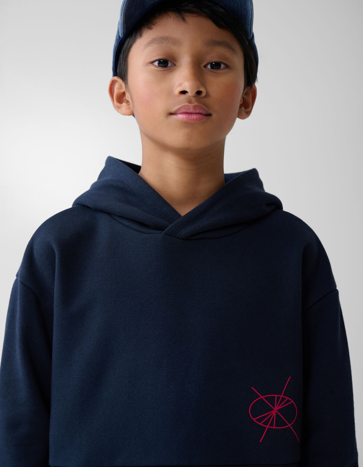 Artwork Hoodie Dunkelblau SHOEBY BOYS