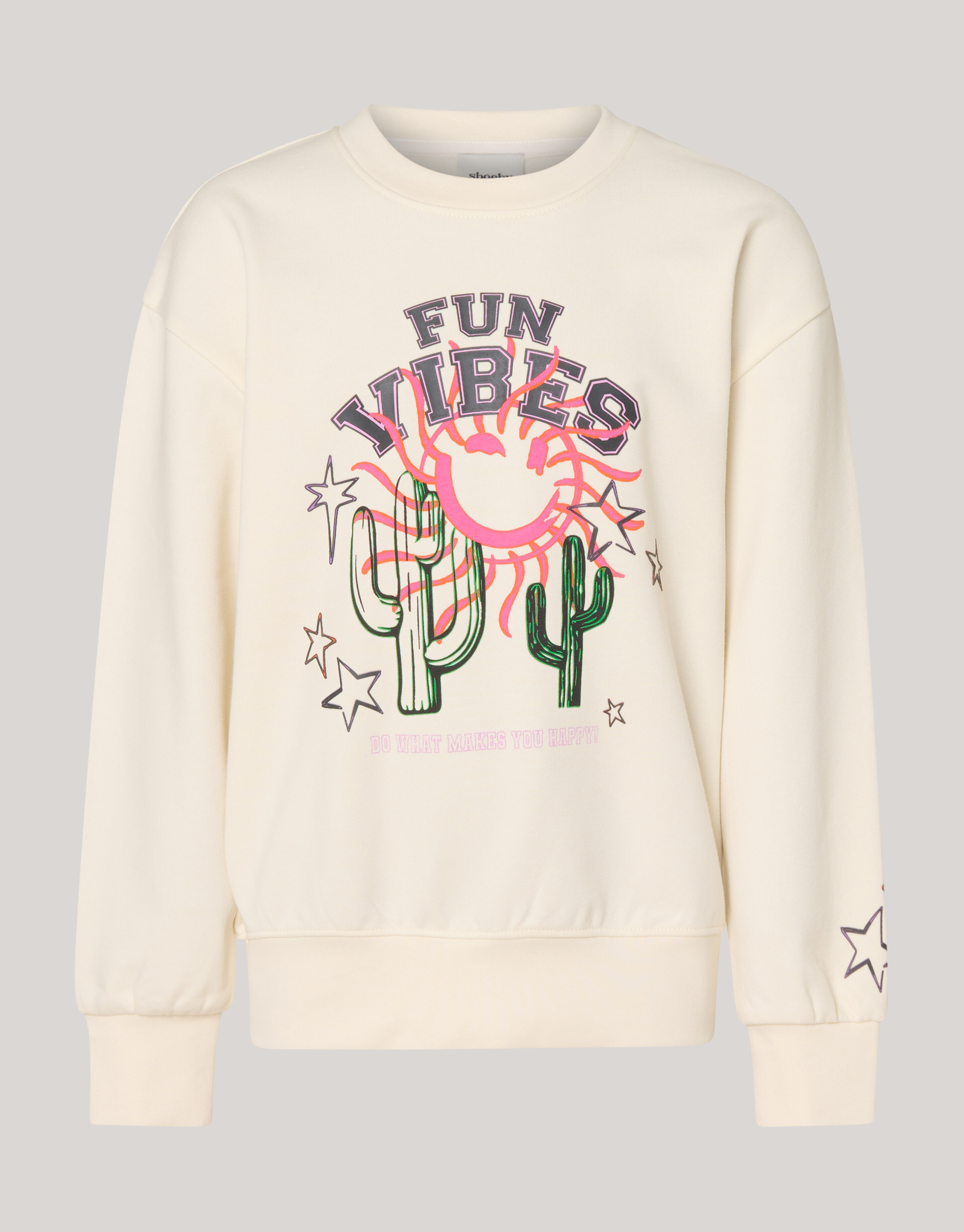 Artwork Pullover Off White SHOEBY GIRLS