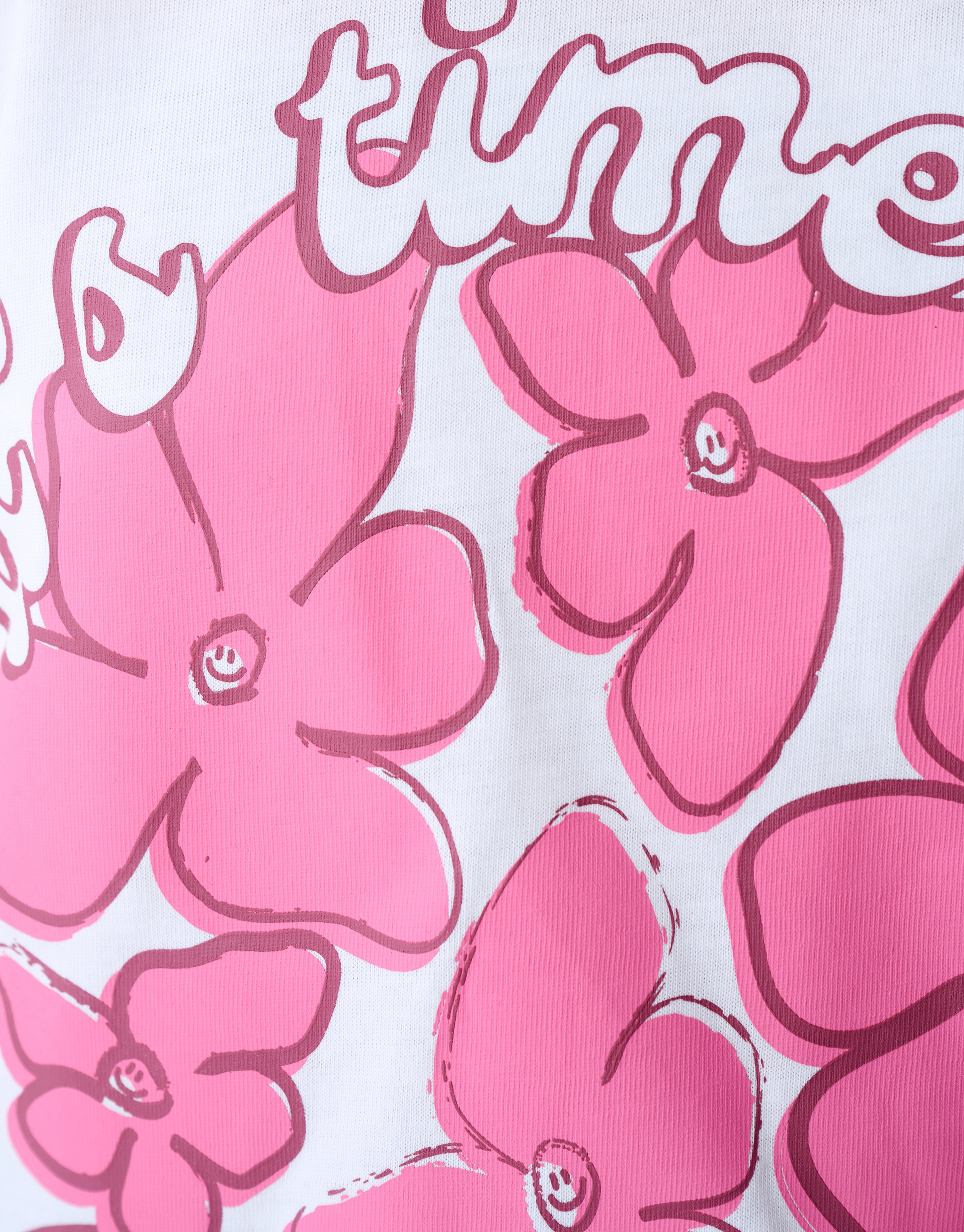 Rue De Fleur Kunst T-Shirt Weiß SHOEBY GIRLS