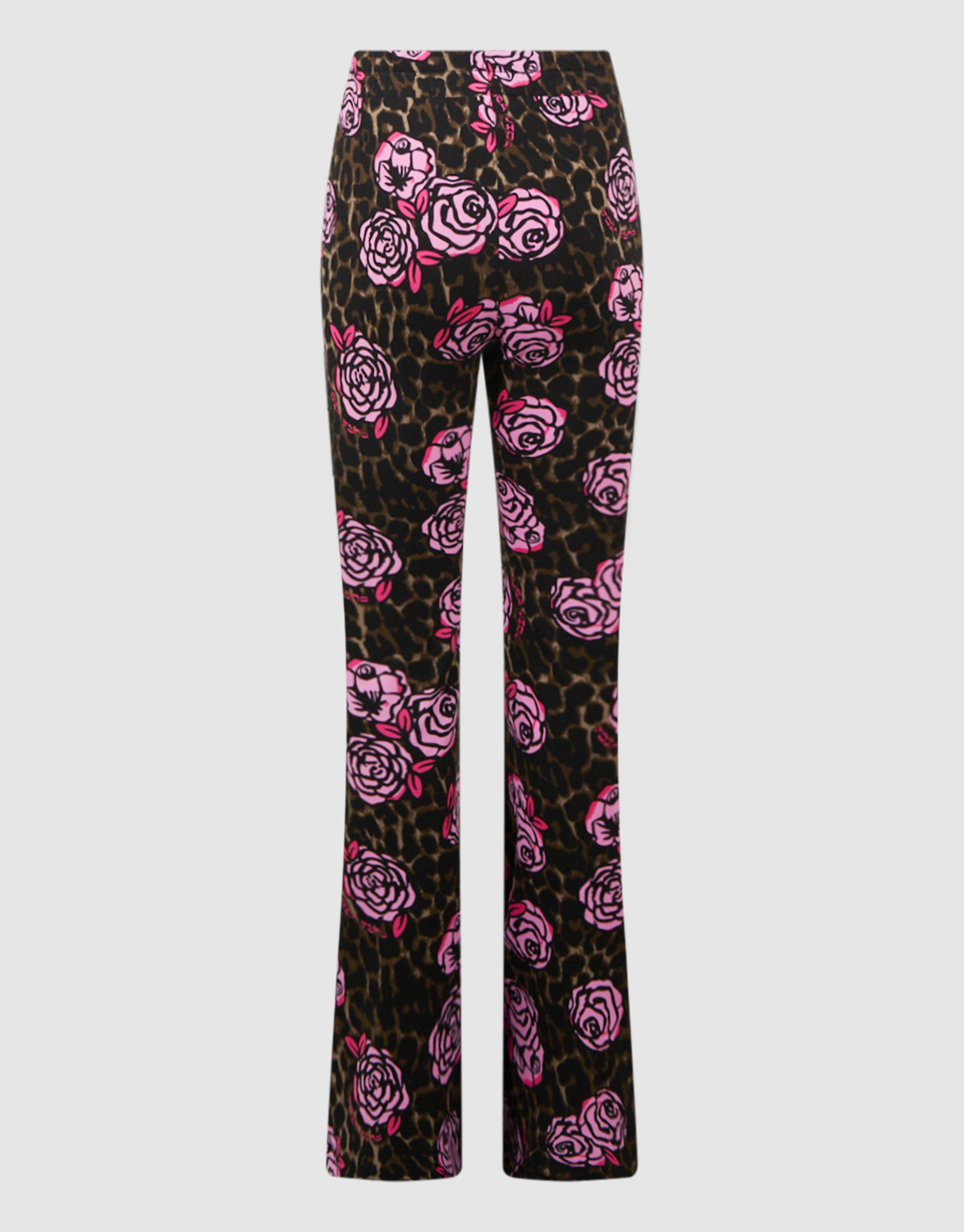 Rosenbedruckte ausgestellte Hose Braun SHOEBY GIRLS