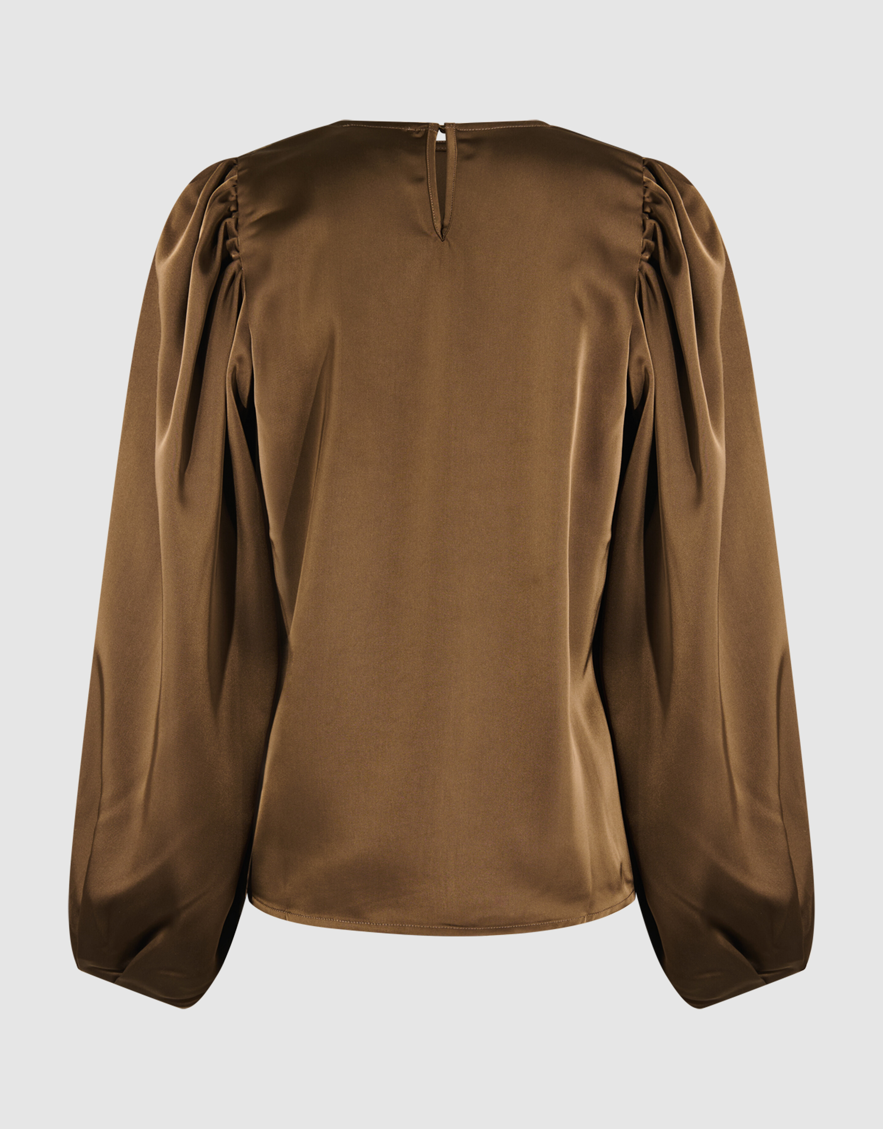 V-hals Blouse Donkergroen SHOEBY WOMEN