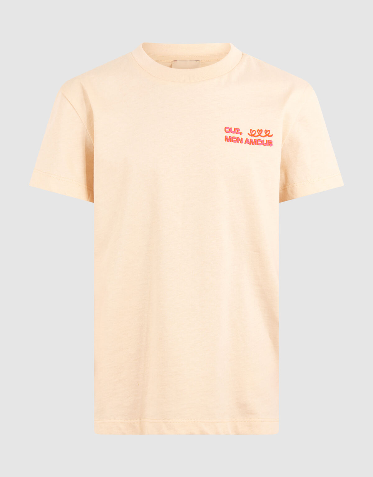 Mon Amour Artwork T-shirt Off White SHOEBY GIRLS