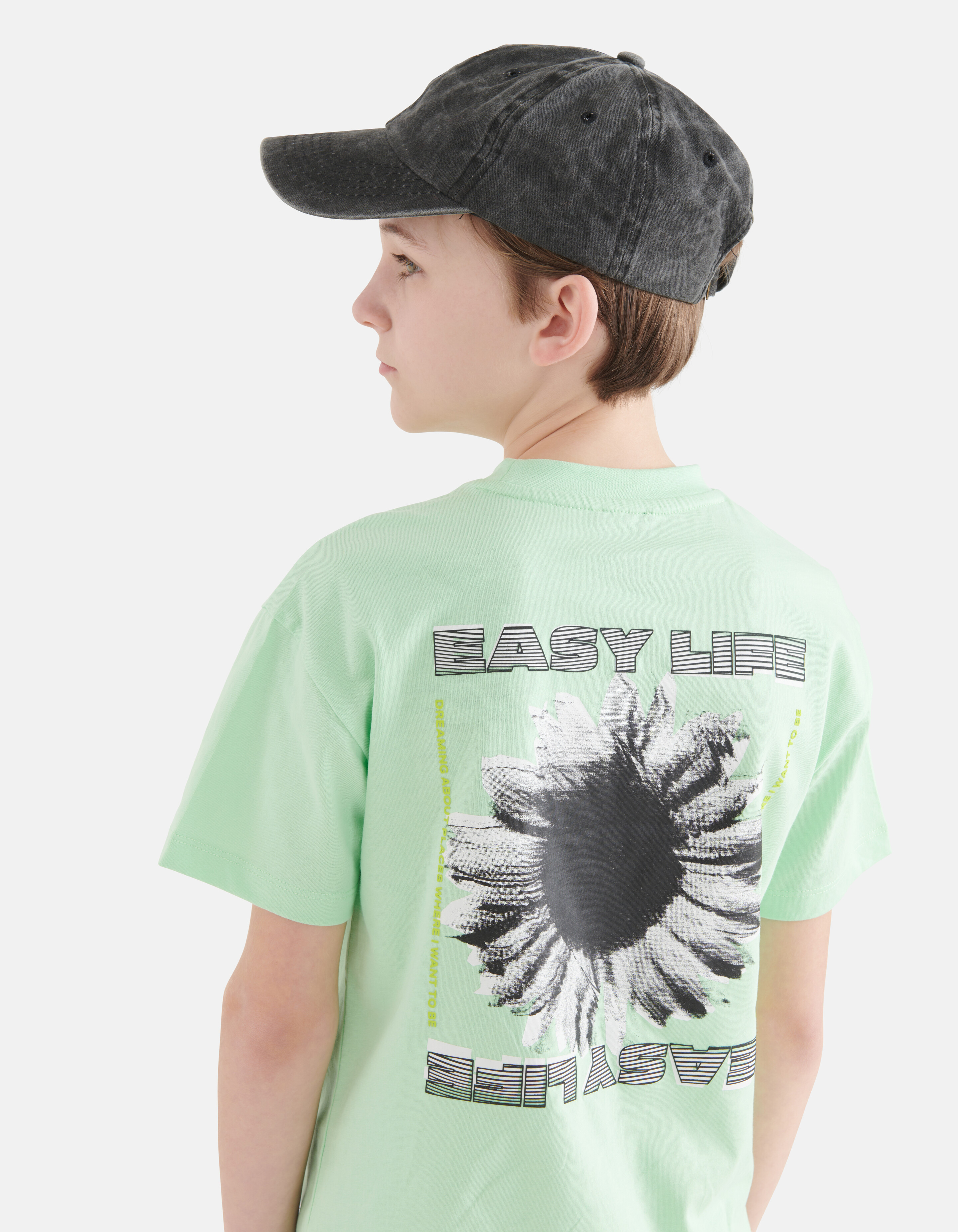 Artwork T-shirt Hellgrün SHOEBY BOYS