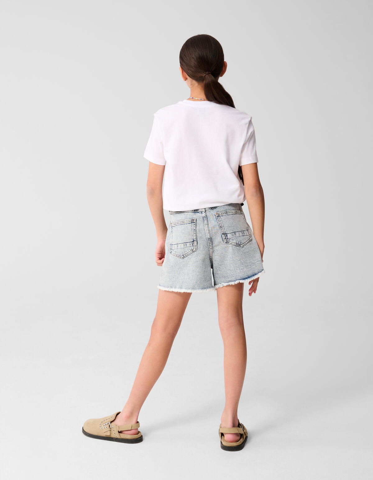 Smile Artwork T-shirt Wei&szlig; SHOEBY GIRLS