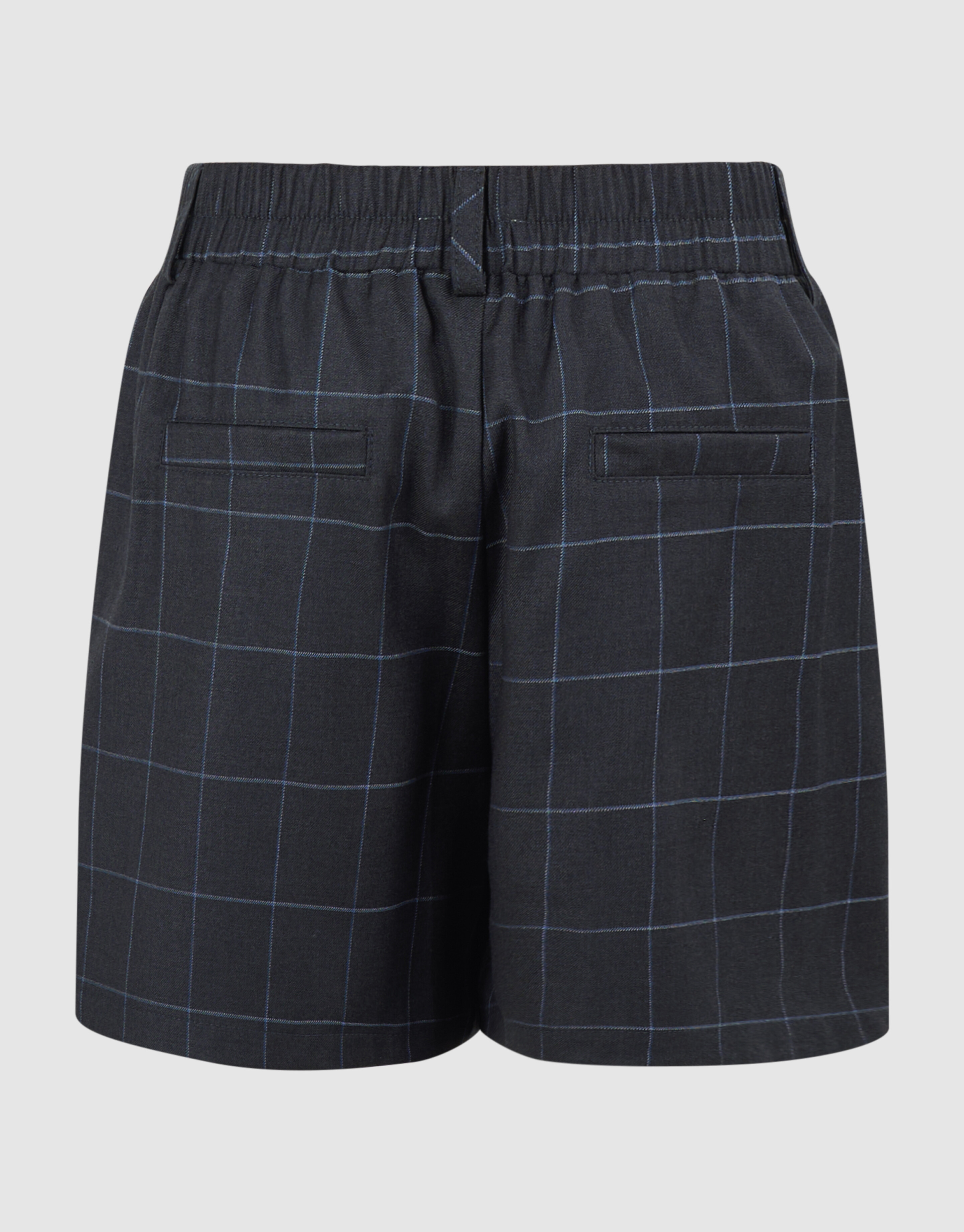 Karierte Plissee-Shorts dunkelgrau SHOEBY GIRLS