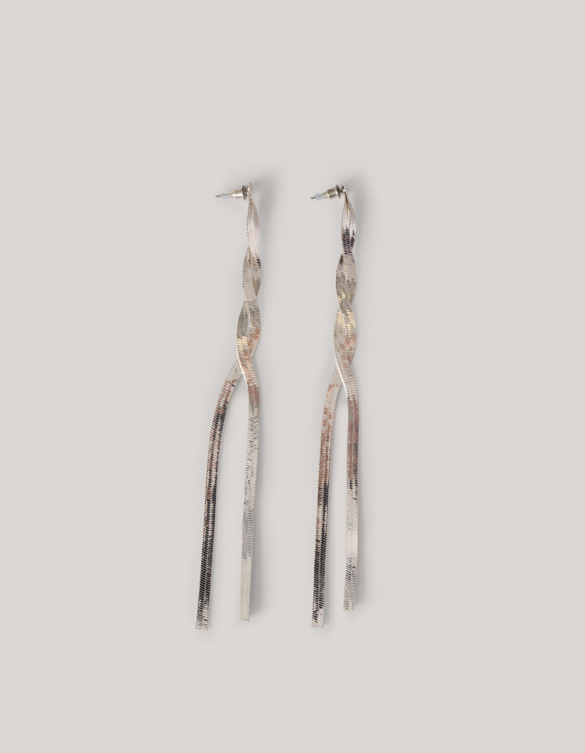 Gedrehte Ohrringe Silber SHOEBY ACCESSOIRES