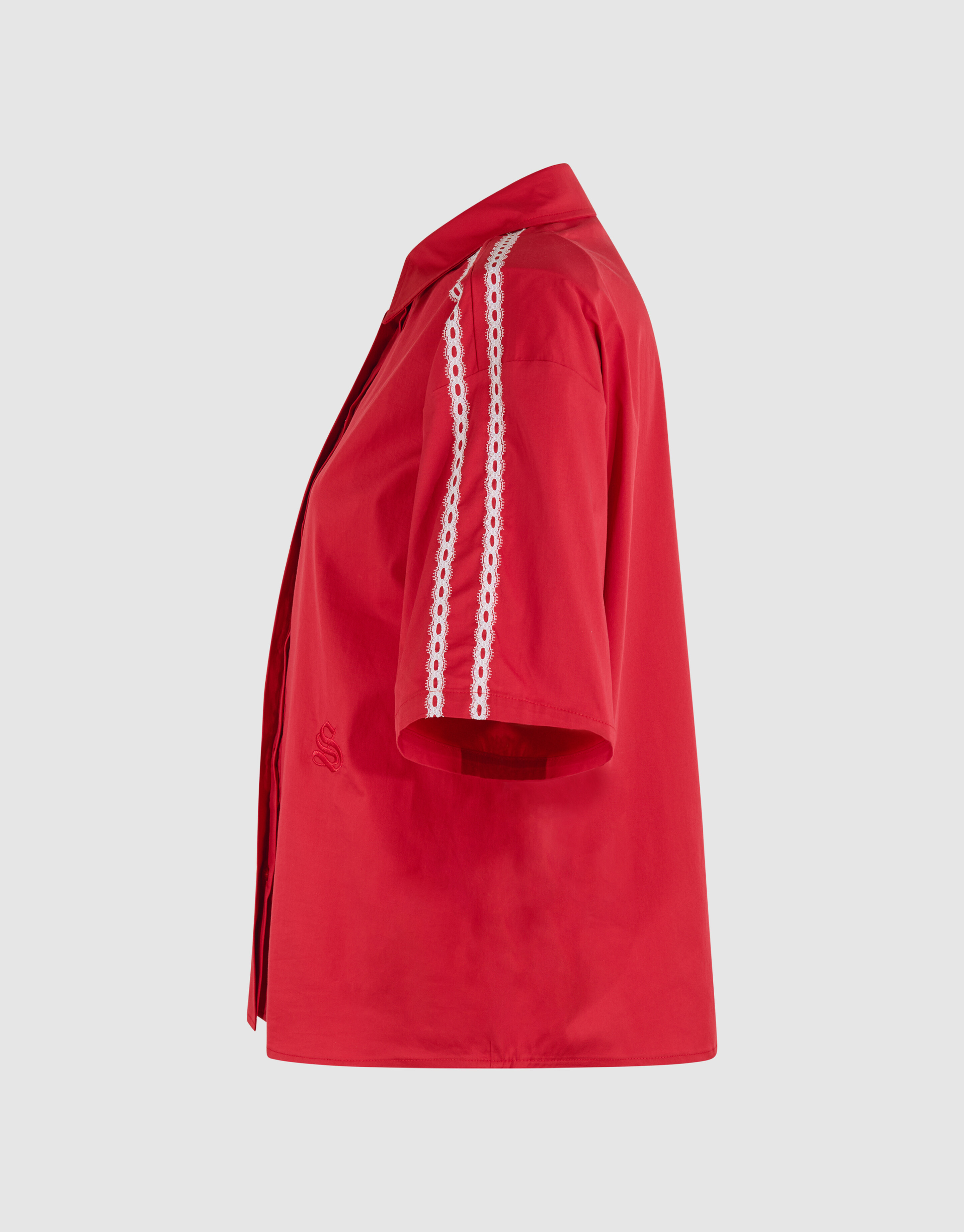 Sportliche Bluse in Übergröße Rot SHOEBY WOMEN
