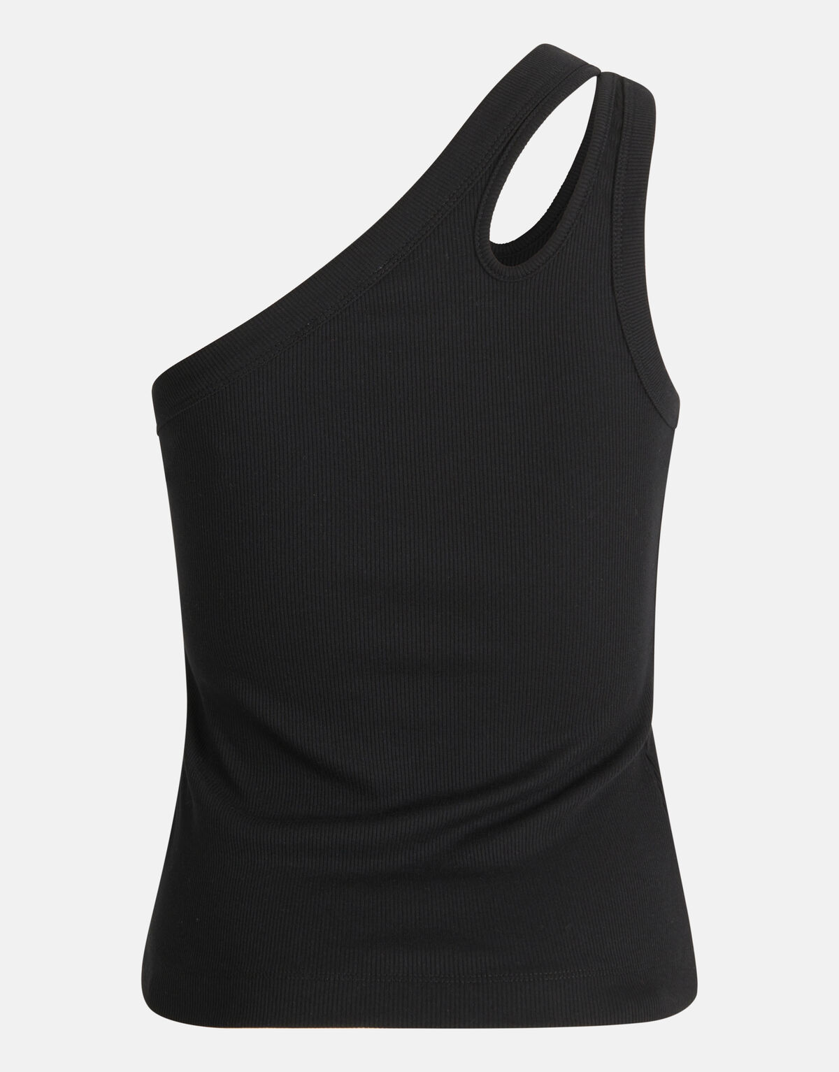 Asymmetrisches ausgeschnittenes Top Schwarz SHOEBY WOMEN