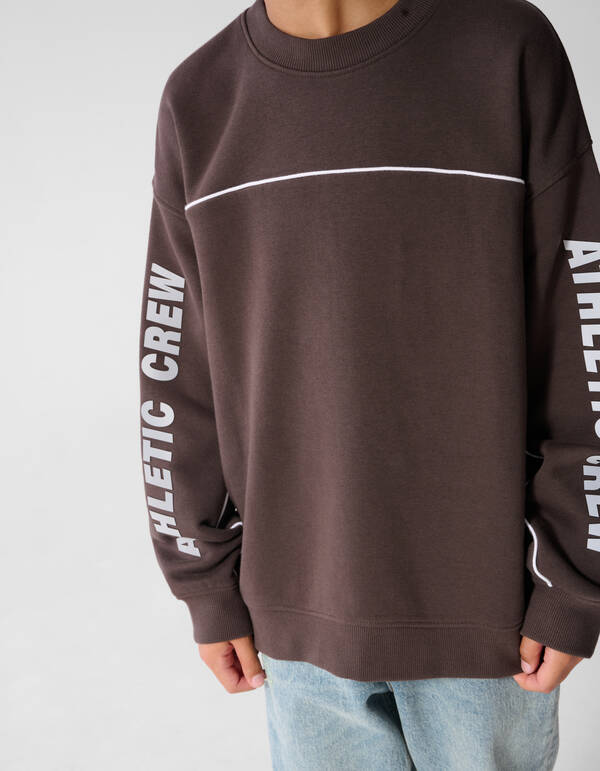 Sweatshirt mit Aufdruck braun SHOEBY BOYS