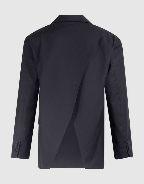 Übergroßer Blazer mit offenem Rücken Schwarz SHOEBY WOMEN