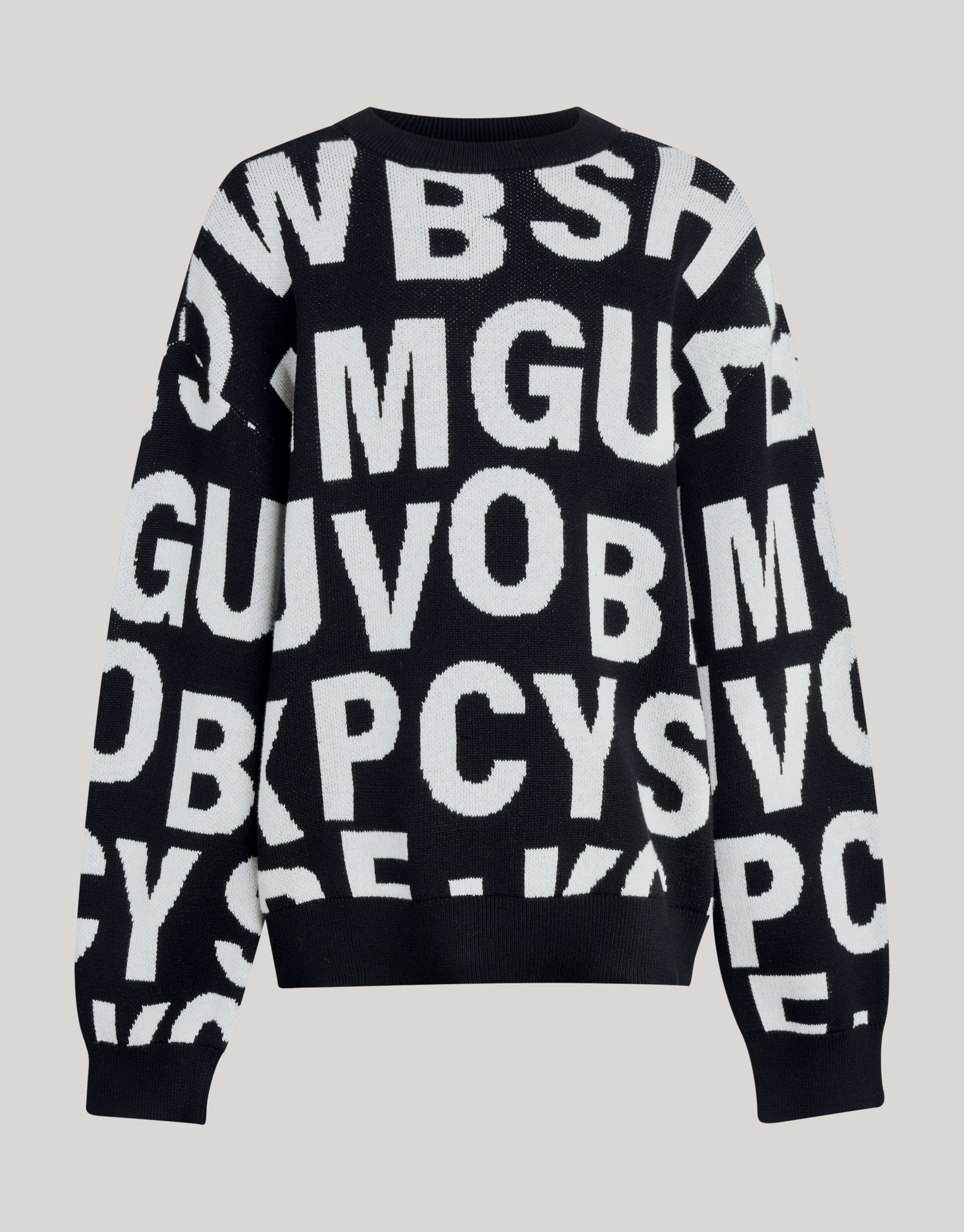 Typo Pullover Schwarz SHOEBY BOYS