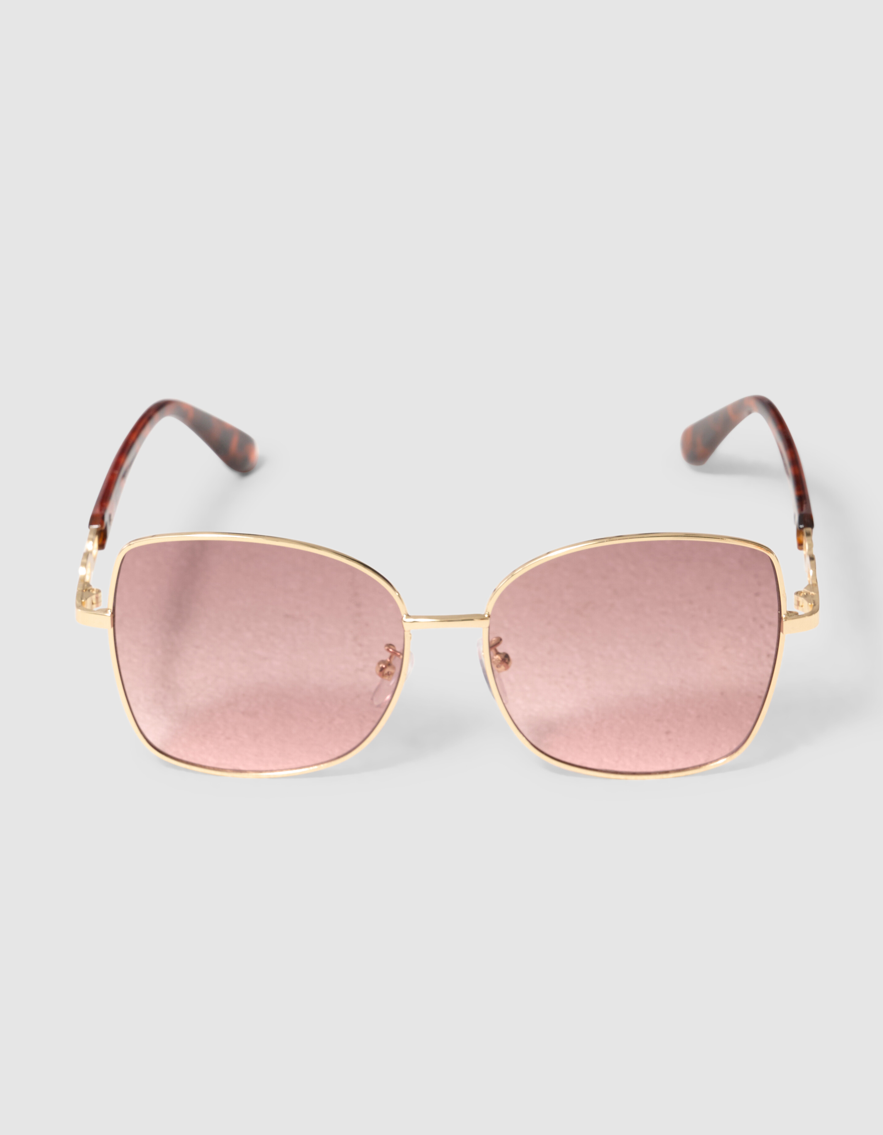 Kleine Ketten-Sonnenbrille Hellbraun SHOEBY ACCESSOIRES