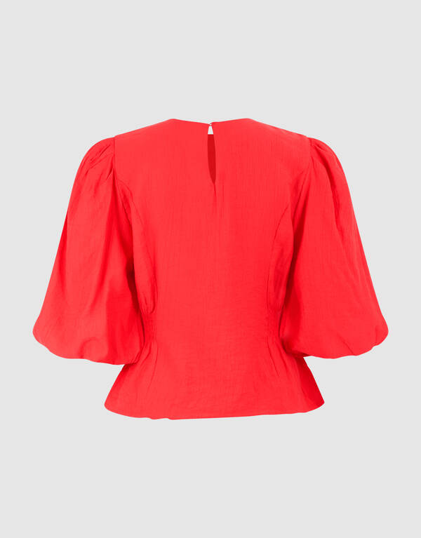Rotes Smock Puff Top SHOEBY WOMEN