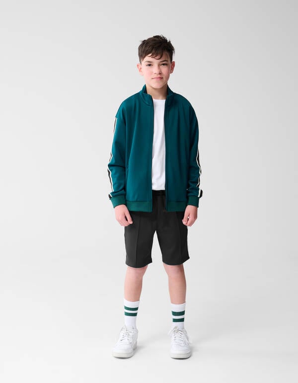 Sportliche Streifenshorts Schwarz SHOEBY BOYS