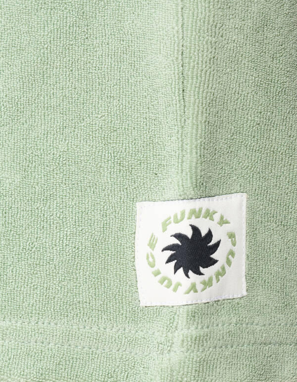 Frottier-Shorts Hellgr&uuml;n SHOEBY BOYS