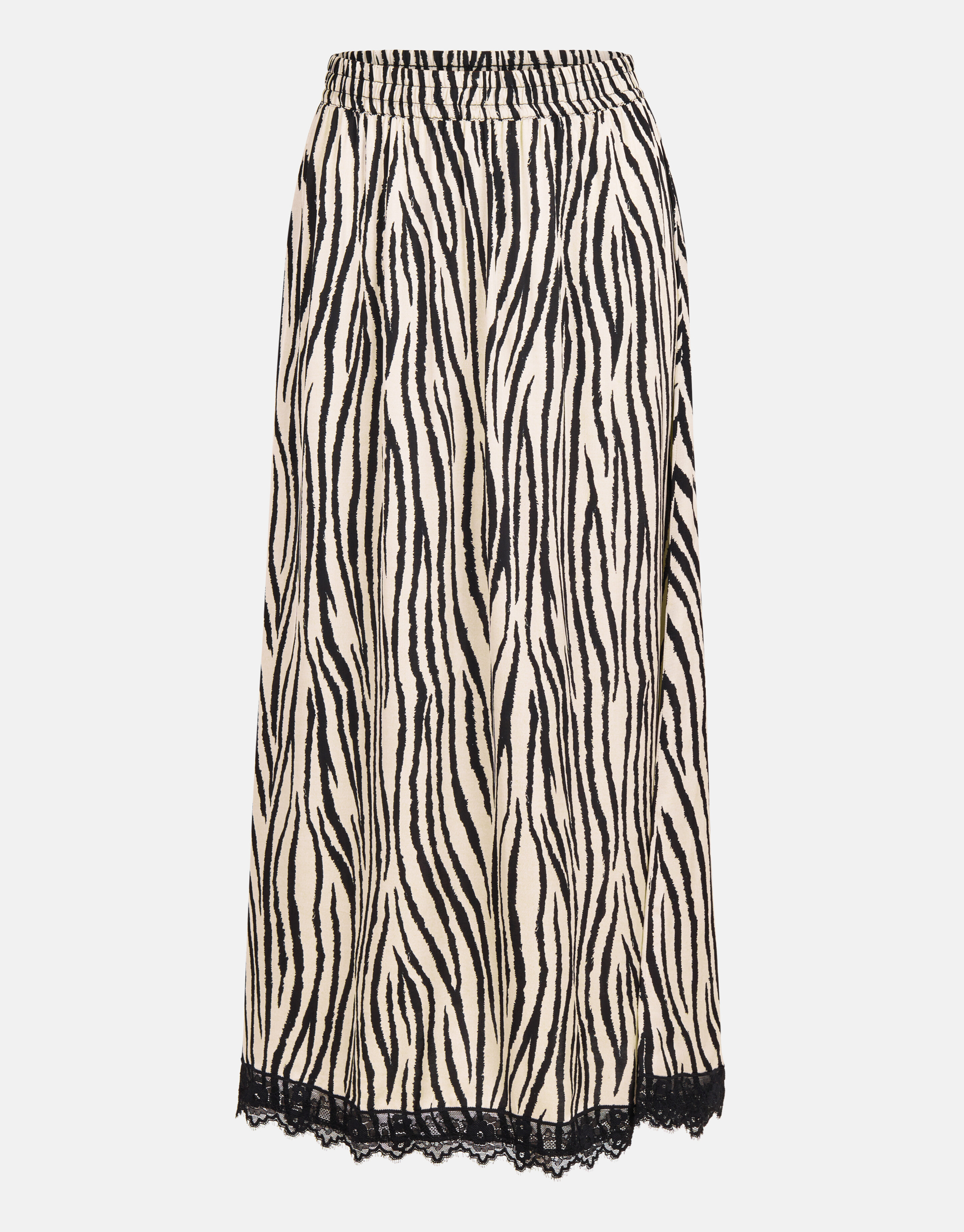 Zebra bedruckter Rock Schwarz/Weiß SHOEBY WOMEN